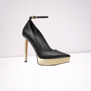 COPY - Michael Kors Xenia Leather Platform Pump size 9  Black